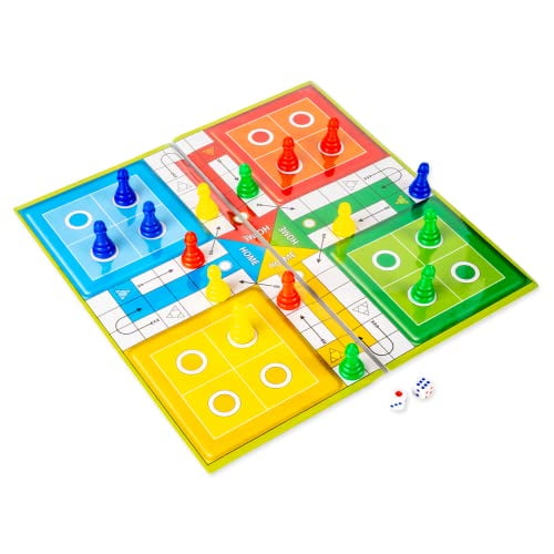 Ratna'S Classic Strategy Game Little Snakes And Ladders With Ludo 2 In 1 For Young Busines