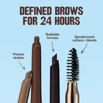 Revlon ColorStay Brow Pencil, Waterproof, 220 - Dark Brown, .012 oz