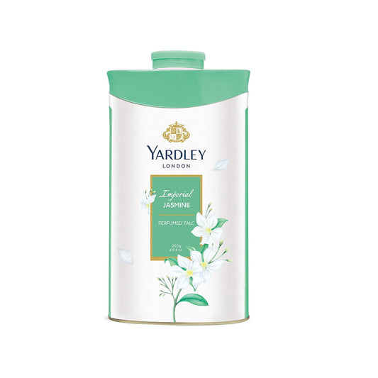 Yardley London Imperial Jasmine Perfumed Talc for Women, 250g - Hair Products