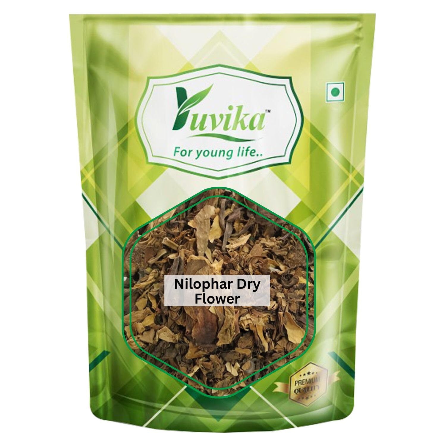YUVIKA Nilophar Dry Flower - Neelophar - Nilofer - Nymphaea Alba (200 Grams)