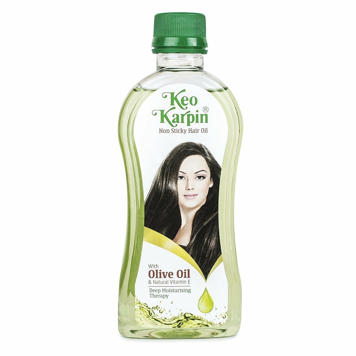 Keo Karpin Non Sticky HairOil with Olive & Vitamin E & Wheatgerm Oil 300ml