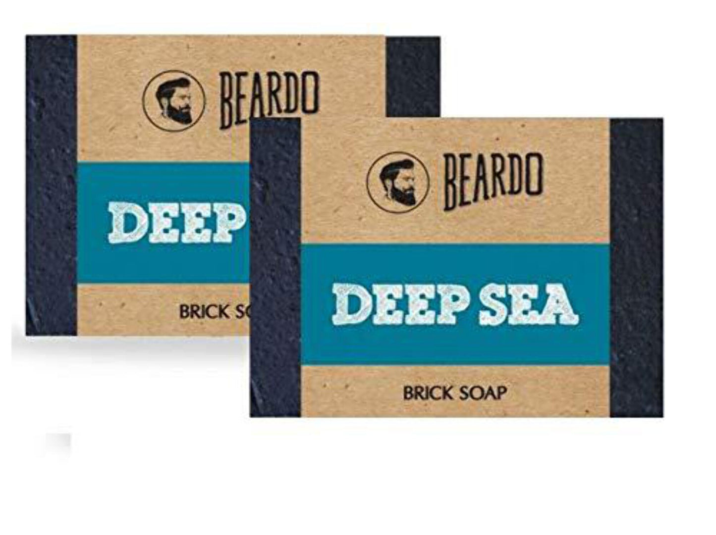 Beardo Deep Sea Brick Soap - 125G (Set Of 2)