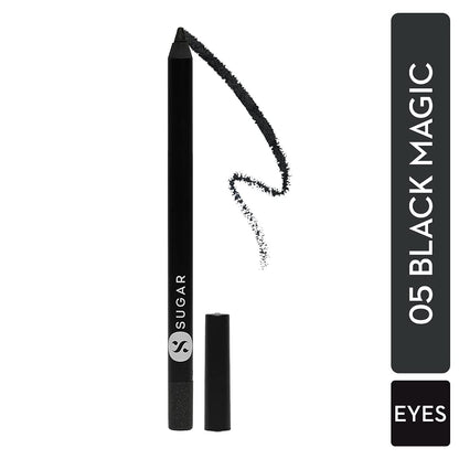 SUGAR Cosmetics Stroke Of Genius Heavy-Duty Kohl Eyeliner Pencil: 05 Black Magic, 1.2 g