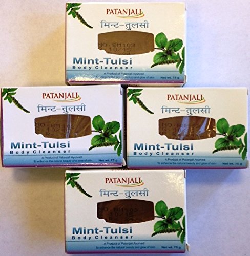 Patanjali Mint-Tulsi Body Cleanser: 75g, Pack of