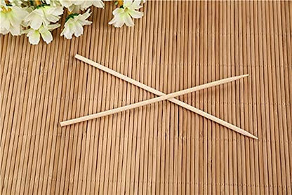 iKonbi Natural Bamboo Skewers,Barbeque,Wooden Skewers,Skewer Sticks,Kebab Sticks,Short Skewers,Wooden Kebab Skewers -Skewers for Fruit Kabobs,Appetizer, Chocolate Fountain, Cocktail More Food- 90 Pcs 8 inch