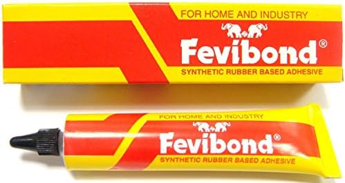 Fevibond Synthetic Rubber Base Glue Adhesive Canvas Cork Rexine Leather Glue 26g
