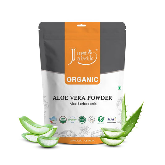 Just Jaivik Organic Aloe Vera Powder: 227g, USDA