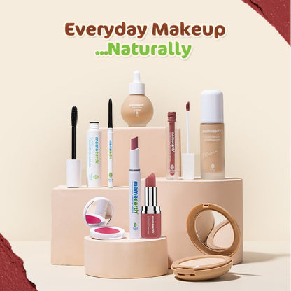 Mamaearth Creamy Matte Long Stay Lipstick: Murumuru Butter & Vitamin E, Rose Nude, 4.2 g