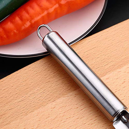iKonbi Stainless Steel Peeler Kitchen Vegetable Fruit Peelers/Knife with Handle 1 Pack