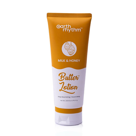 Earth Rhythm Milk & Honey Butter Lotion: Deep Nourish, All Skin