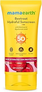 Mamaearth Beetroot Hydraful Sunscreen: SPF 50 PA++++, 50