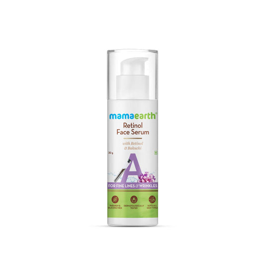 Mamaearth Retinol Face Serum: Retinol & Bakuchi, 30