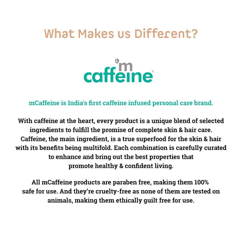 mCaffeine Latte Face Scrub: Coffee, Almond Milk, 75 g