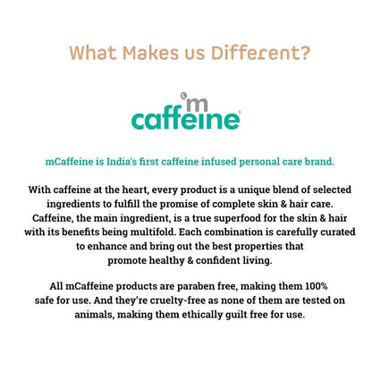 mCaffeine Latte Face Scrub: Coffee, Almond Milk, 75 g