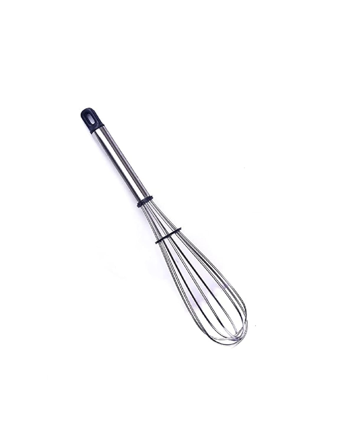 iKonbi Stainless Steel Mini Kitchen Whisk, Egg Beater, Blending, Beating, Stirring Multi Utility Whisk-Silver