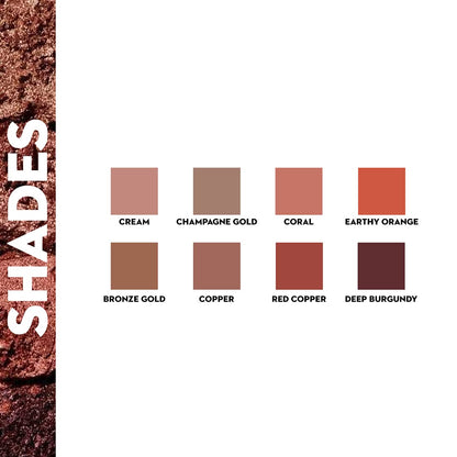 SUGAR Cosmetics Blend The Rules Eyeshadow Palette: 01 Flawless - 8 Warm Neutral Shades, Highly Pigmented Eye Makeup Palette, Waterproof & Smudgeproof