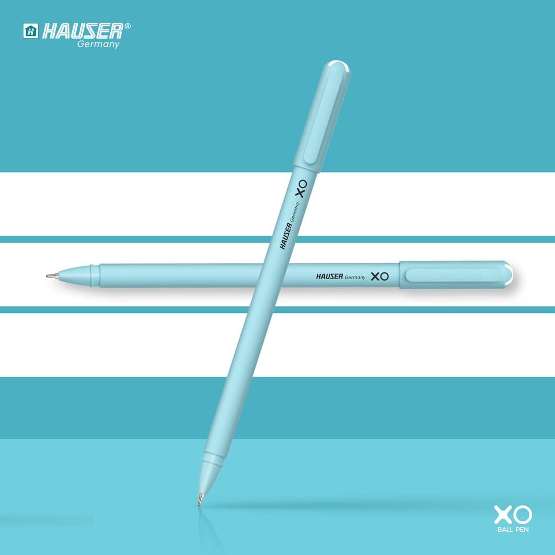 Hauser XO Ball Pen: Blue, 0.7 mm, Pack of 10