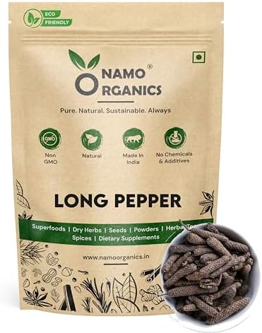 Namo Organics - Whole Long Pepper - 75 Gm Pipal/Pippali - Jumbo Size Fresh Harvest