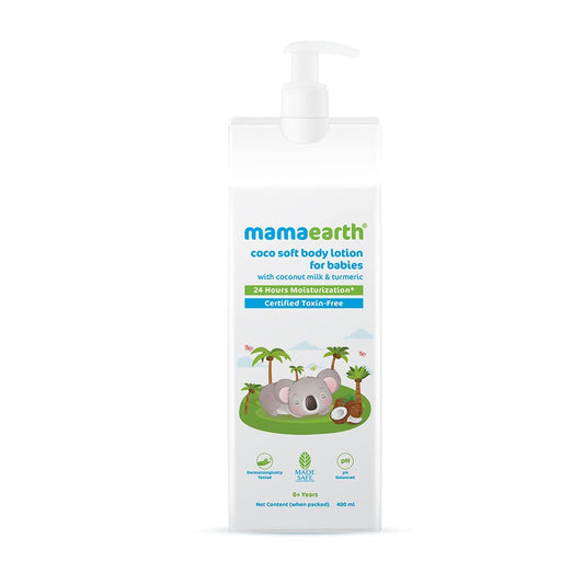 Mamaearth Coco Soft Body Lotion: Coconut Milk & Turmeric, 400 ml