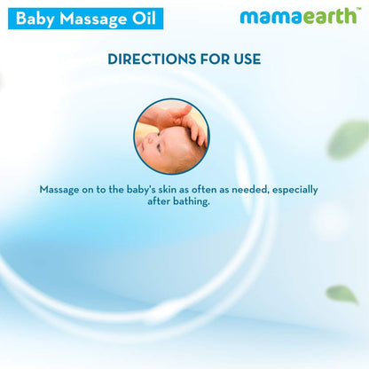 Mamaearth Soothing Baby Massage Oil: Sesame, Almond & Jojoba Oil, 200 ml