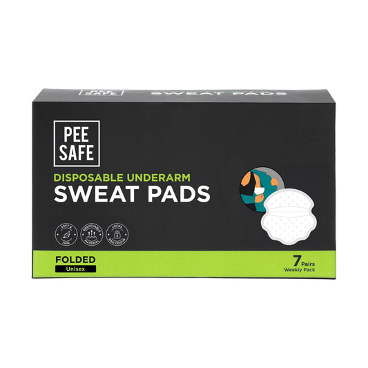 PEESAFE Armpit Sweat Pads, Folded, 14