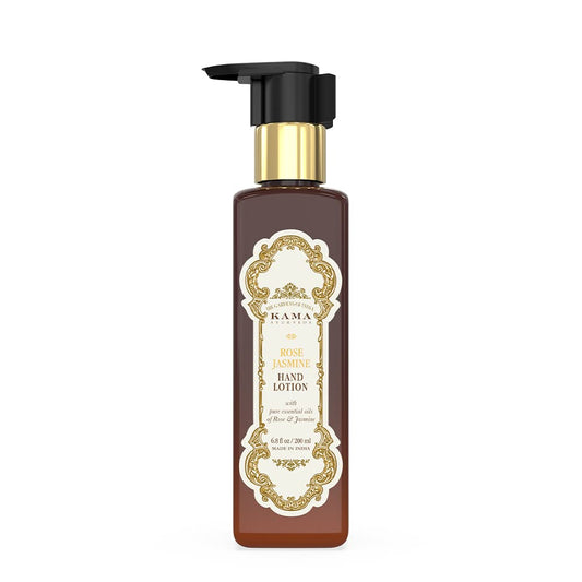 Kama Ayurveda Rose Jasmine Hand Lotion: Pure Essential Oils, 6.8 fl