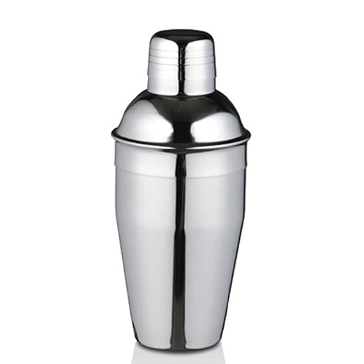 iKonbi Stainless Steel Pocket Friendly Bar Set- Cocktail Shaker 500 ml, Bottle Opener, 2-