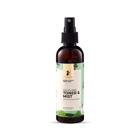 Pilgrim Spanish Squalane Face Toner: Refreshes & Hydrates, For All Skin Types,