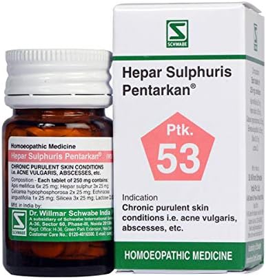 Dr. Willmar Schwabe India Hepar Sulphuris Pentarkan Tablet: