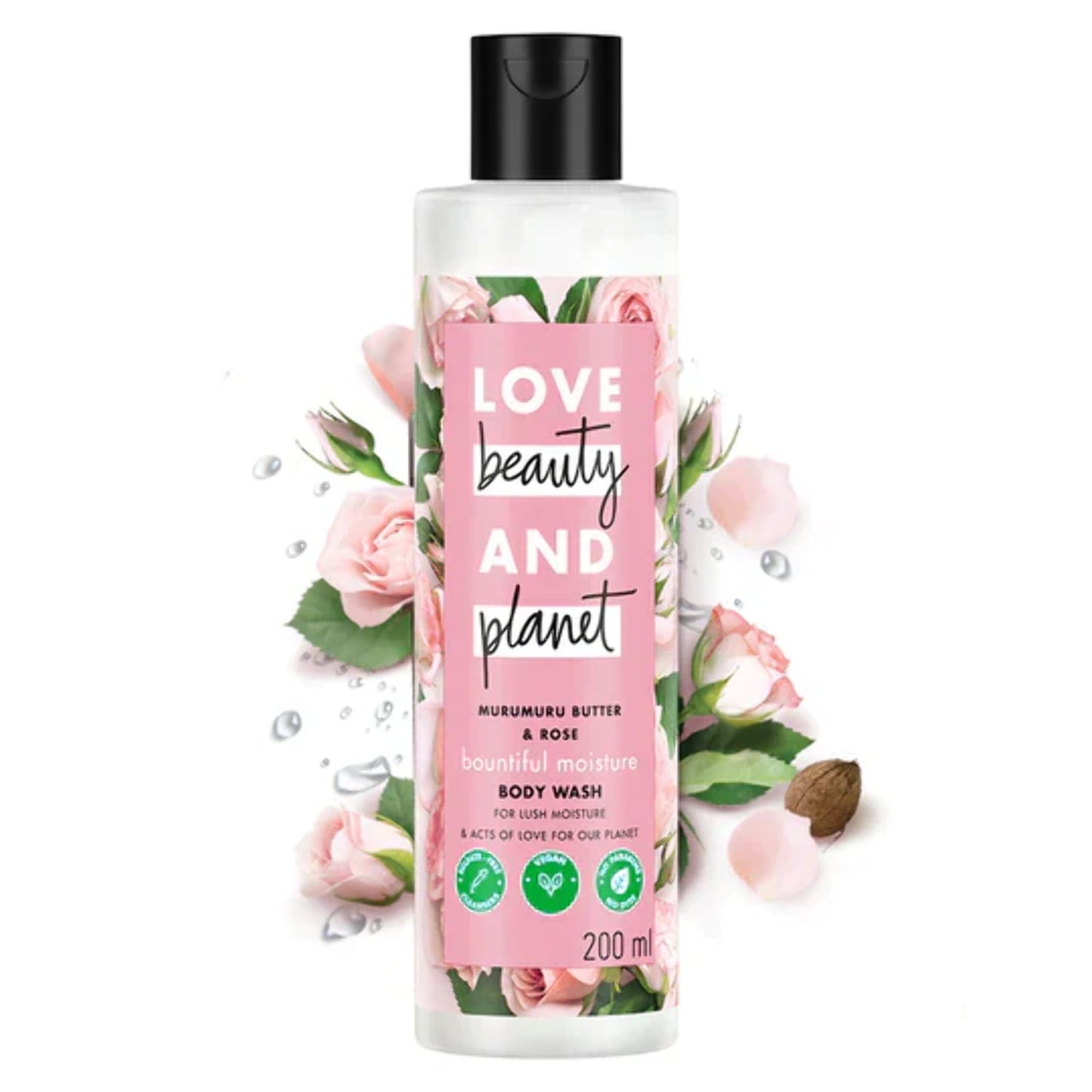 Love Beauty and Planet Coconut Water & Mimosa Flower BodyWash (200ml + 200ml) (Pack of 2)