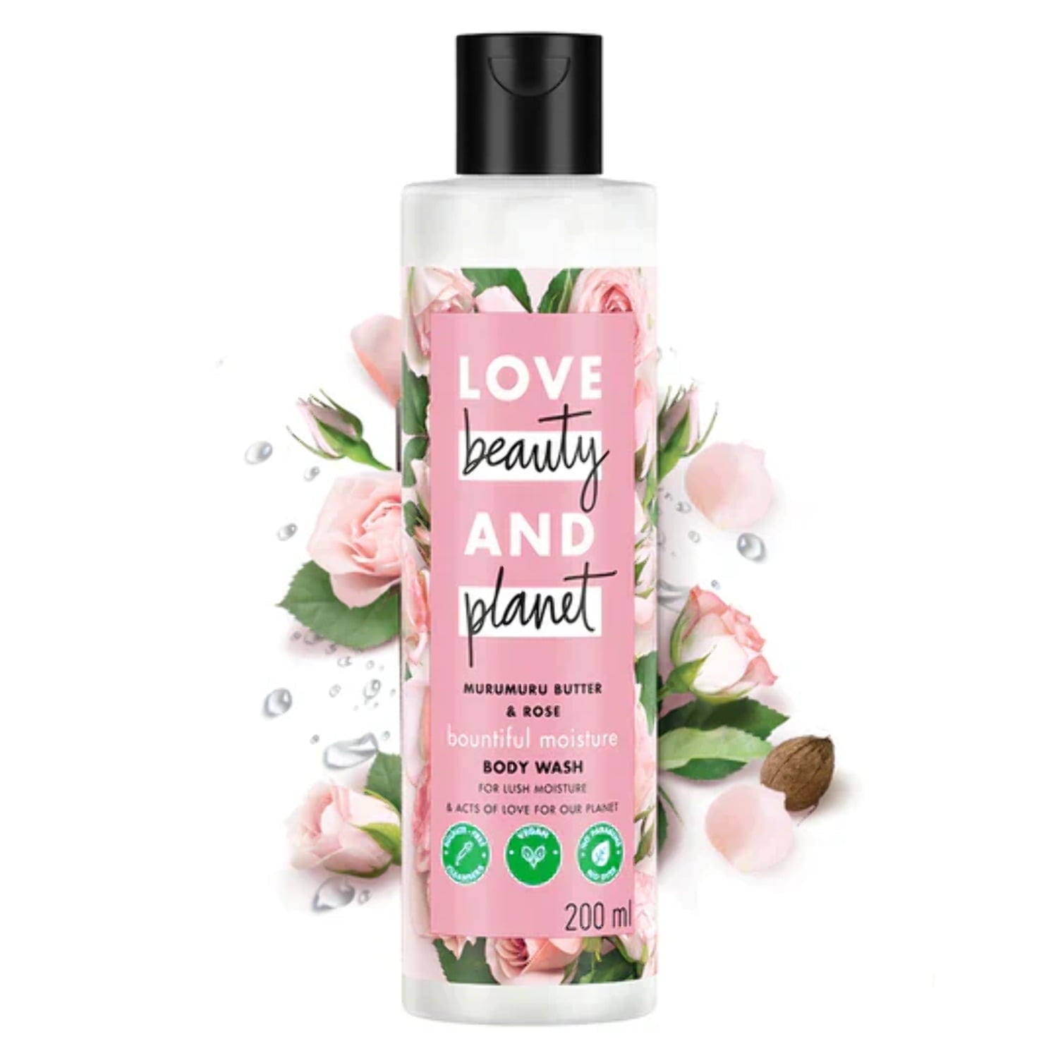 Love Beauty and Planet Coconut Water & Mimosa Flower BodyWash (200ml + 200ml) (Pack of 2)