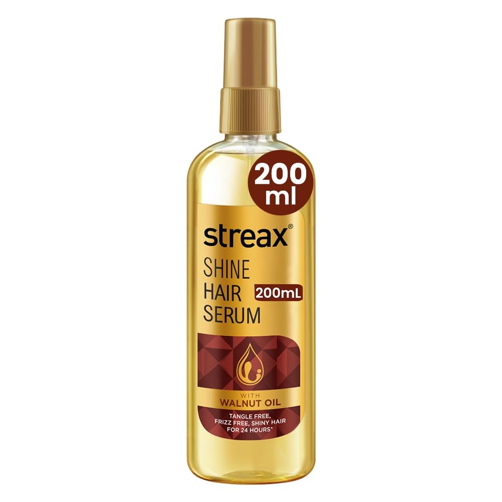 Streax Hair Serum: Walnut Oil, Frizz-Free,