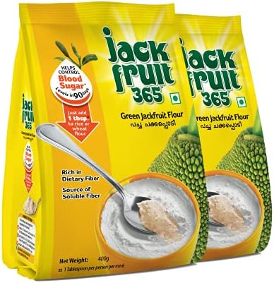 Eastern Jackfruit365 Green Jackfruit Flour-800G(4 Packs of 200g)
