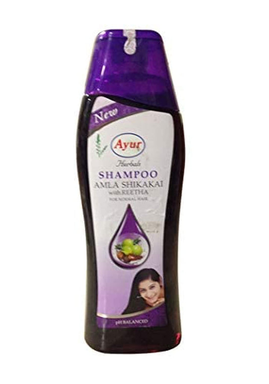 Ayur Herbals Shampoo: Amla Shikakai with Reetha,