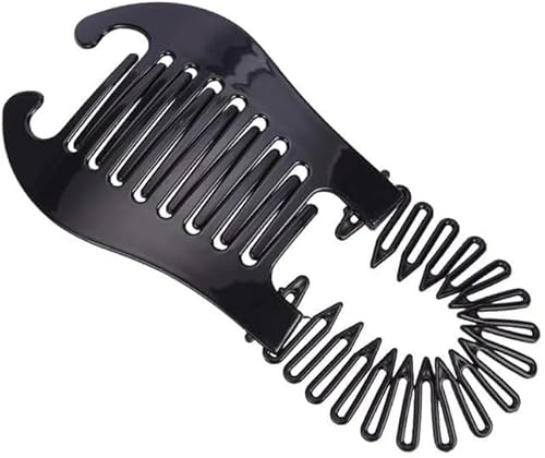 Yuktha Eternals Plastic Flexible Interlocking Banana Combs Stretch Flexible Hair Combs Cli