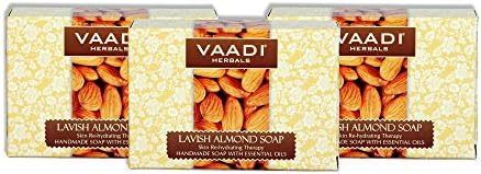 Vaadi Herbals Skin Rehydrating Lavish Almond Soap 3x75g