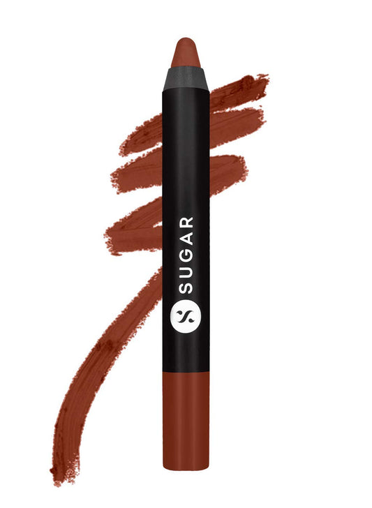 SUGAR Cosmetics Matte As Hell Crayon Lipstick: 30 Lillian Rose