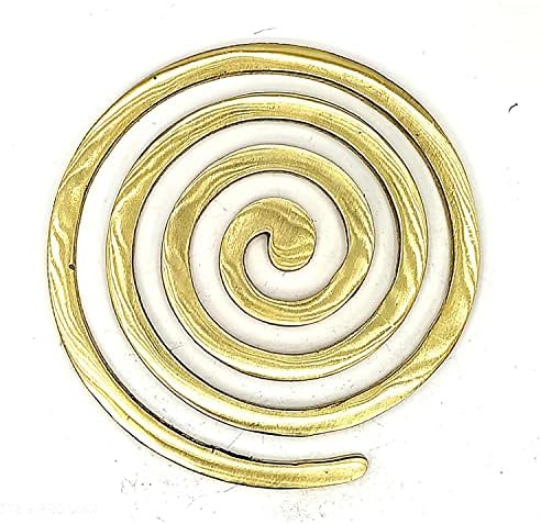 Plain Brass Helix for Vastu | 4 Inch |