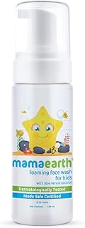 Mamaearth Foaming Face Wash for Kids: Aloe Vera & Coconut, 150