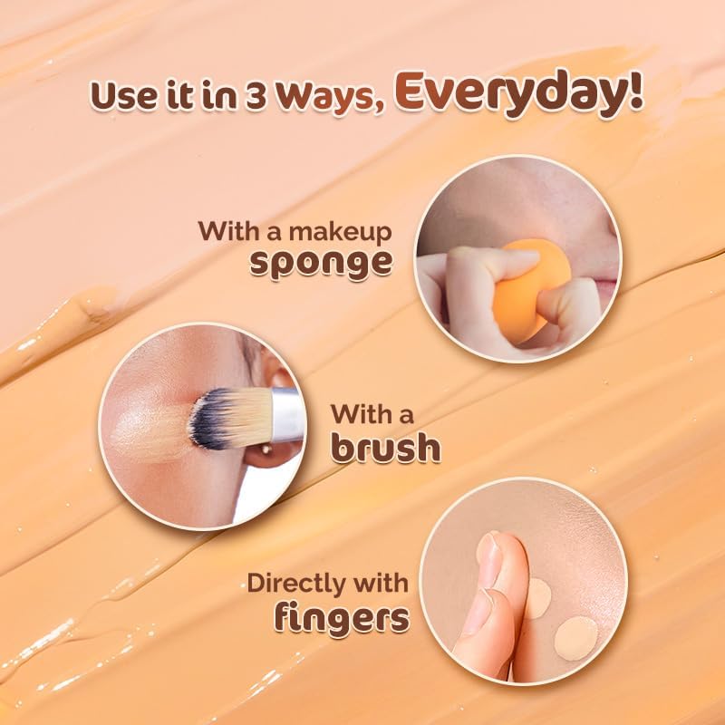 Mamaearth Glow Serum Foundation: 07 Toffee Glow, Vitamin C & Turmeric, 30 ml