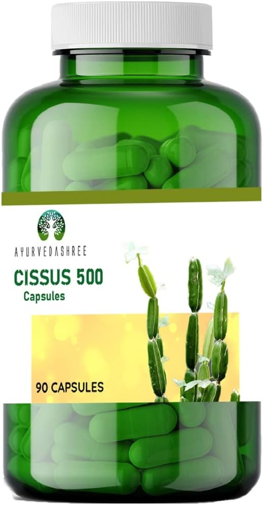 Asthishrunkala Powder Capsules (Cissus quadrangularis): 90 Capsules,