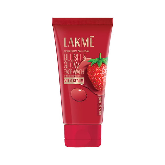Lakme Blush & Glow Strawberry Gel FaceWash, 100g