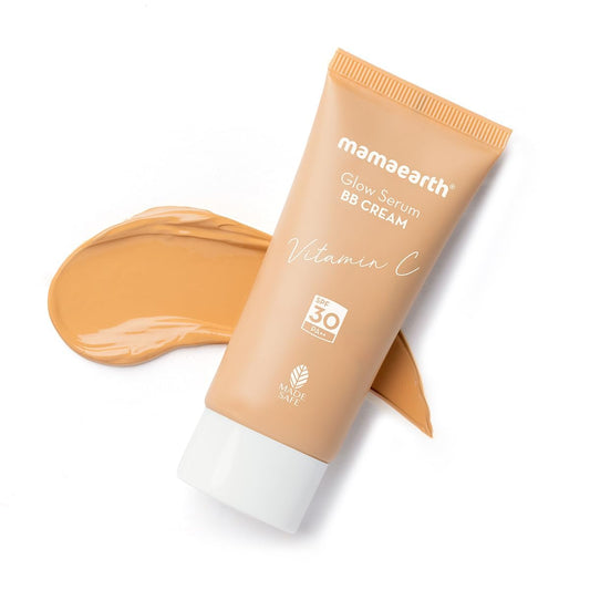 Mamaearth Glow Serum BB Cream: Vitamin C & Turmeric, 25 g