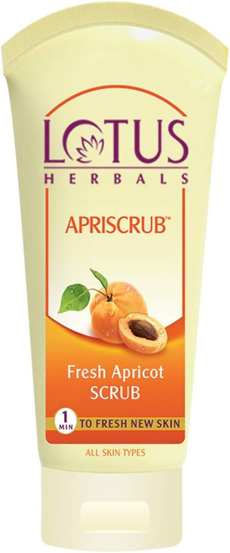 Lotus Herbals Apriscrub Fresh Apricot Scrub, 100g