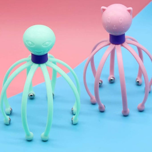 iKonbi Hair Scalp Massager Scalp Scrather 1Pc Claw Body Massager Octopus Head Scalp Neck