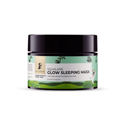 Pilgrim Squalane Plant Glow Sleeping Mask: Niacinamide & Vitamin C,
