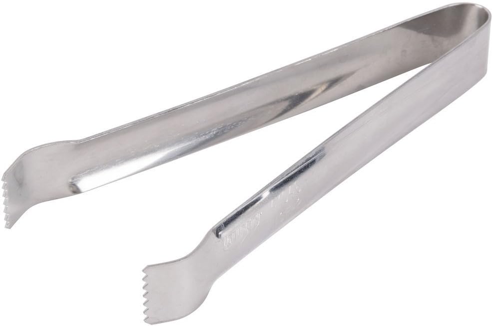 iKonbi Stainless Steel Ice Tong, Ice Picker for Bar and