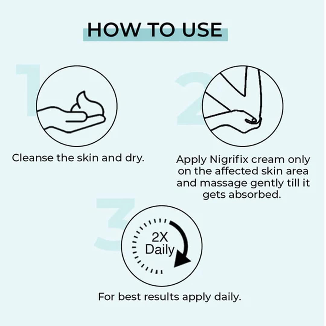 Fixderma Nigrifix Cream: For Dark Body Parts, 50 g