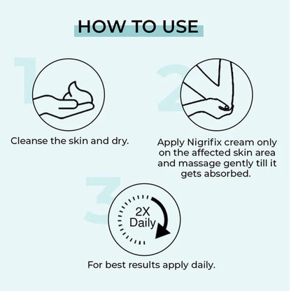 Fixderma Nigrifix Cream: For Dark Body Parts, 50 g