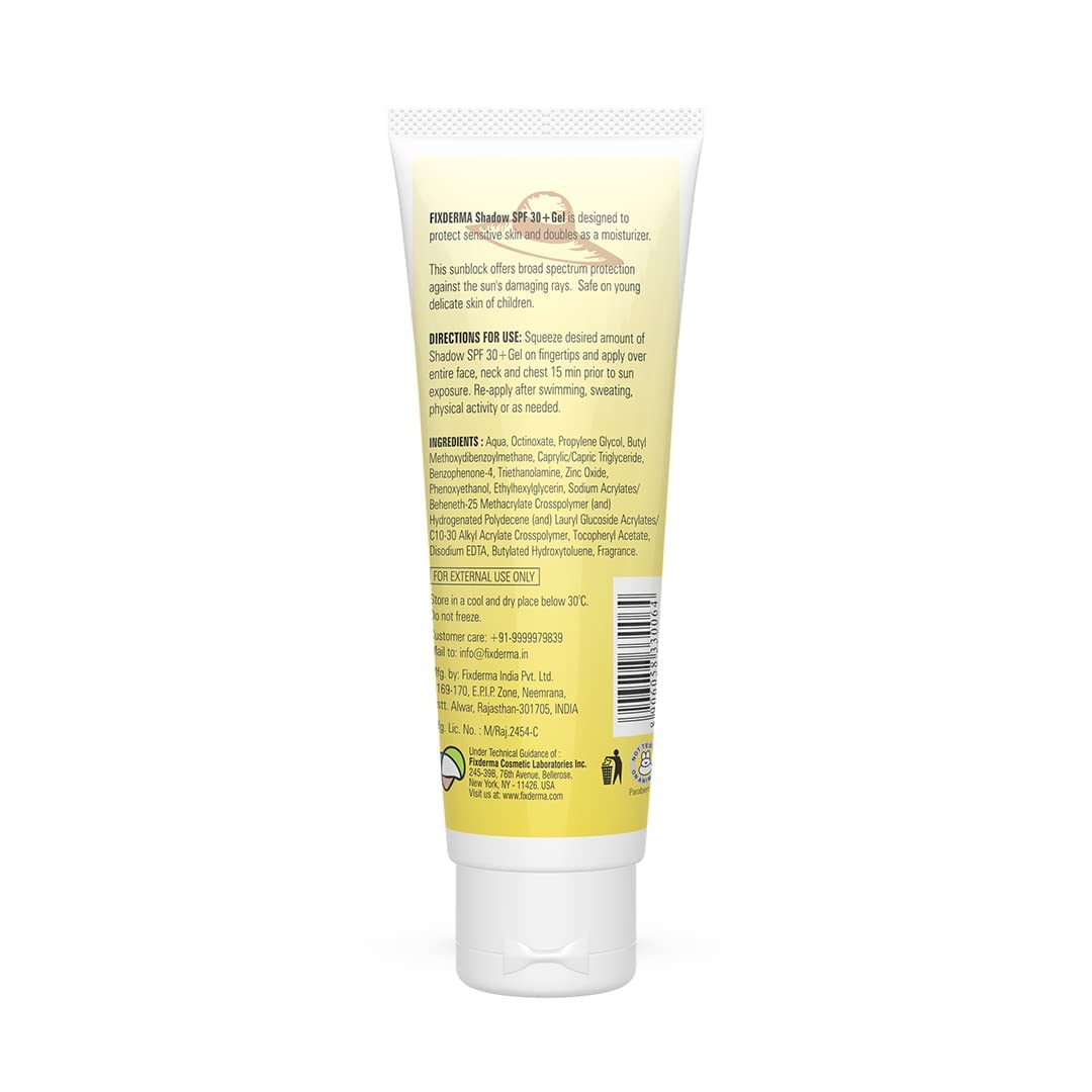Fixderma Shadow Sunscreen Gel: SPF 30+, 75 g